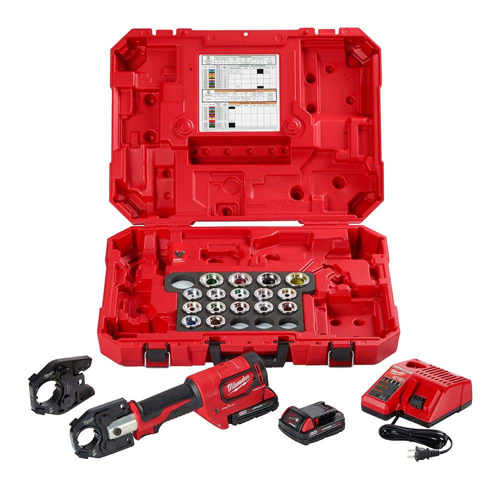 マルネコッチ 4セット Milwaukee 2679-750A M18 FORCE LOGIC 600 MCM Crimper w/ 750 MCM